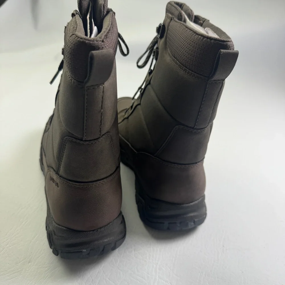 NWT Lands End Expedition Trail Waterproof Snow Boots Winter Mens Brown 11M